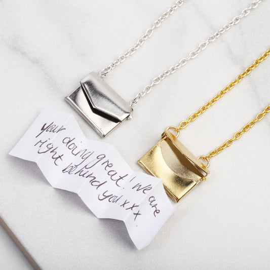 To all the boys I've loved before, Envelope locket necklace, Personalized Love Letter, Locket necklace, Secret message jewellery, Silver,