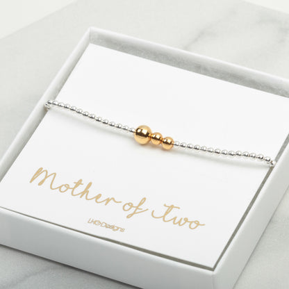 Birthday gift for Mum, Mother and Child Gift, Mother and Daughter Bracelet, Mother's Day gift for wife, new mum gift, family bracelet