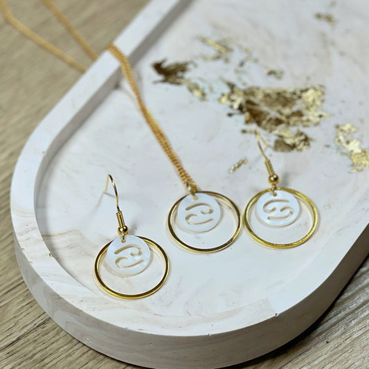 Zodiac Necklace, Zodiac Jewellery, Zodiac Sign, Handmade Jewellery, Coin Pendant, July Birthday gift, Custom Cancer star sign necklace,