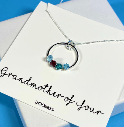 Mum Gift, Mother's Day gift, I Love You Mum Gift, Mom, Mummy, Thoughtful Keepsake, Mum Birthday gift, Birthstone necklace, Mother and child