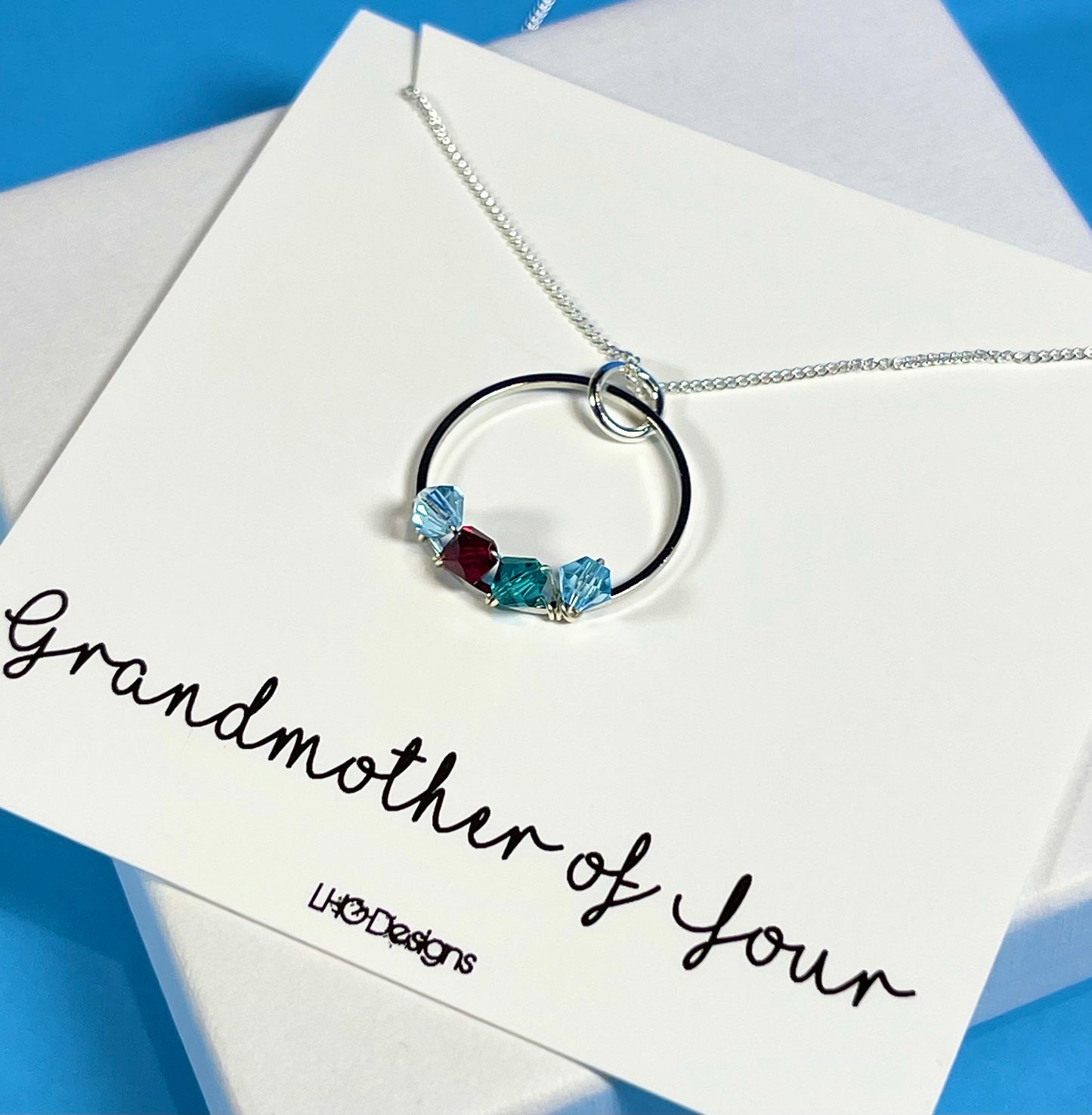 Gift For Grandma, Christmas Gift For Grandma, Grandma And Grandchildren, Christmas gifts jewellery, Christmas Gift, Family birthstone