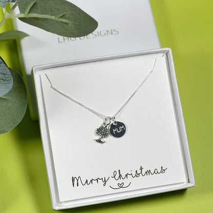 Personalised Tree  of Life Name Necklace, Sterling Silver, Gift for Mum, Tree of Life Necklace, Christmas gift, Christmas gift for Mum,