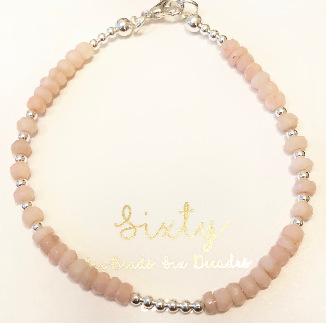 October Birthstone bracelet gift for her, Raw Pink Opal Bracelet, October birthday gift, Birthday bracelet, October jewellery
