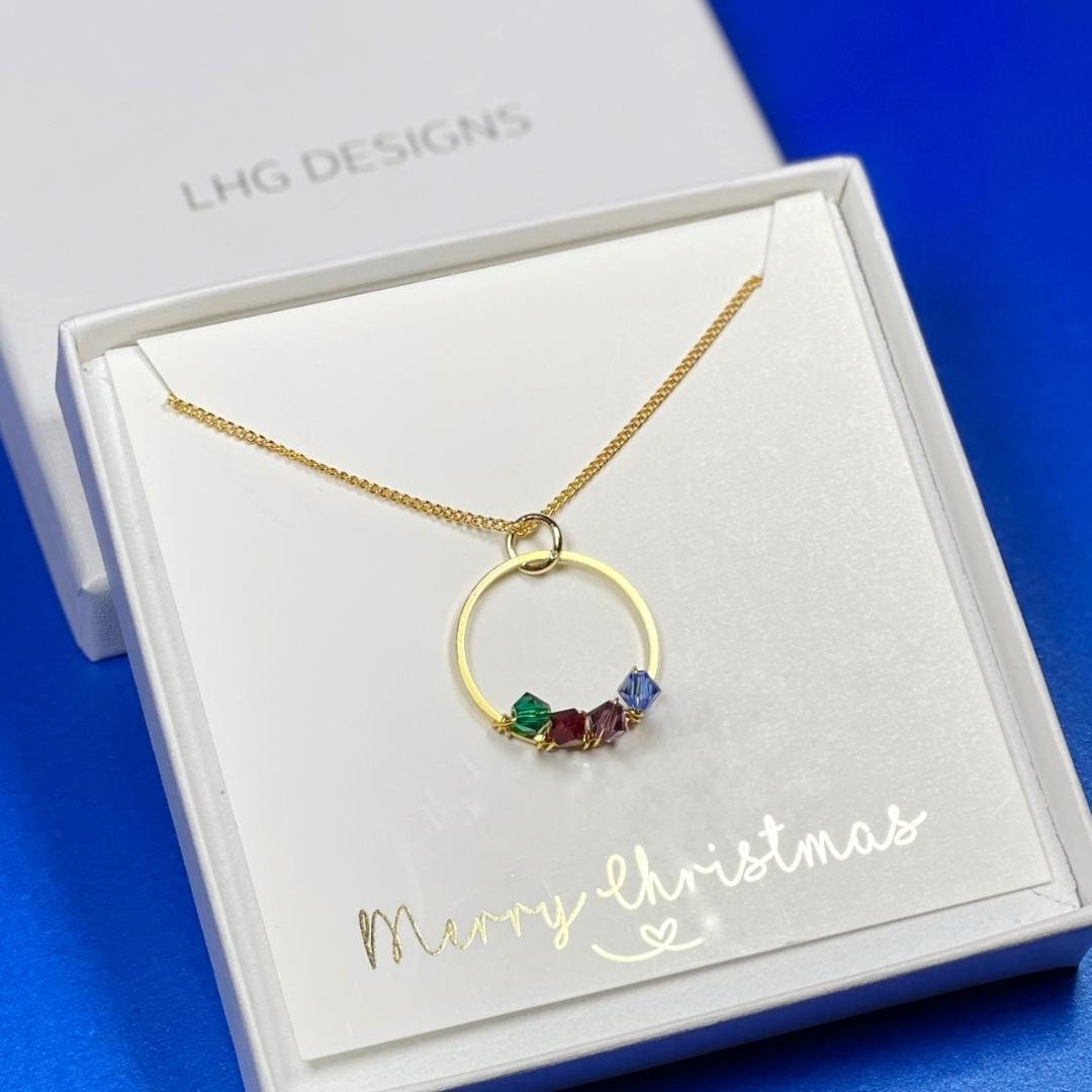 Mum Gift, Mother's Day gift, I Love You Mum Gift, Mom, Mummy, Thoughtful Keepsake, Mum Birthday gift, Birthstone necklace, Mother and child