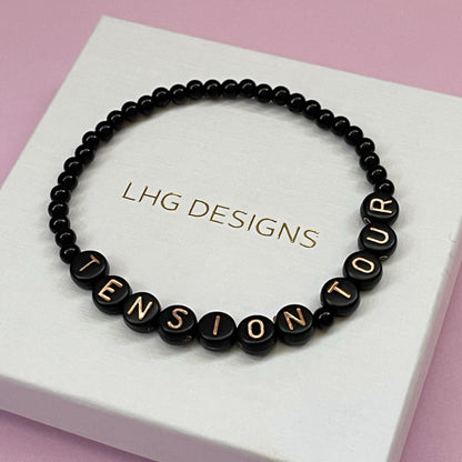 Kylie Minogue - Tension Tour 2025 Personalised Souvenir Commemorative Concert Bracelet, Concert bracelet, Kylie Merch, Kylie Minogue Gift