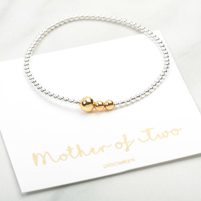 Birthday gift for Mum, Mother and Child Gift, Mother and Daughter Bracelet, Mother's Day gift for wife, new mum gift, family bracelet