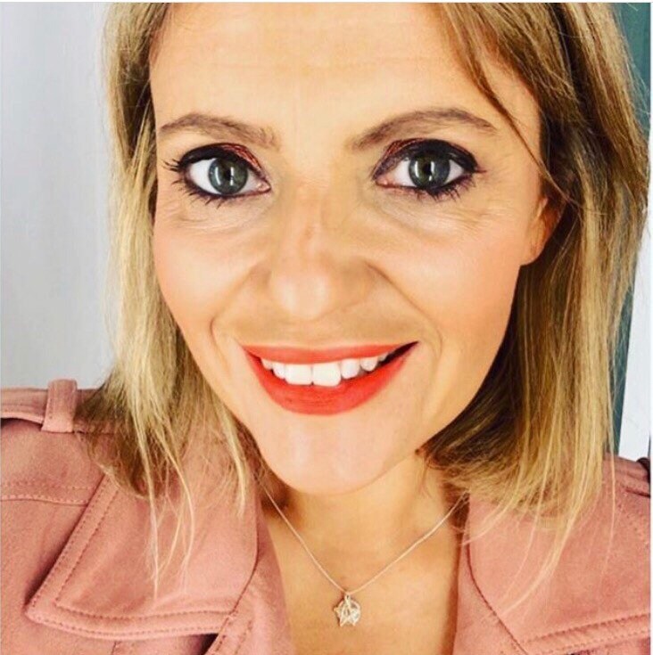 Personalised Rose Gold & Silver Star Necklace, Disc pendant necklace, Minimalist Jewellery, Birthday Gift For Her, wife mum friend sister,