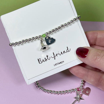 Wicked Personalised Friendship bracelet, Wicked Christmas Gift for her, Wicked movie, Wicked musical, Wicked Elphaba, Glinda bracelet gift